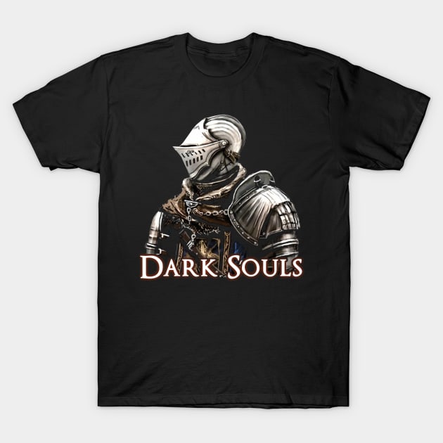 Dark Souls - Elite Knight - colour T-Shirt by 666hughes